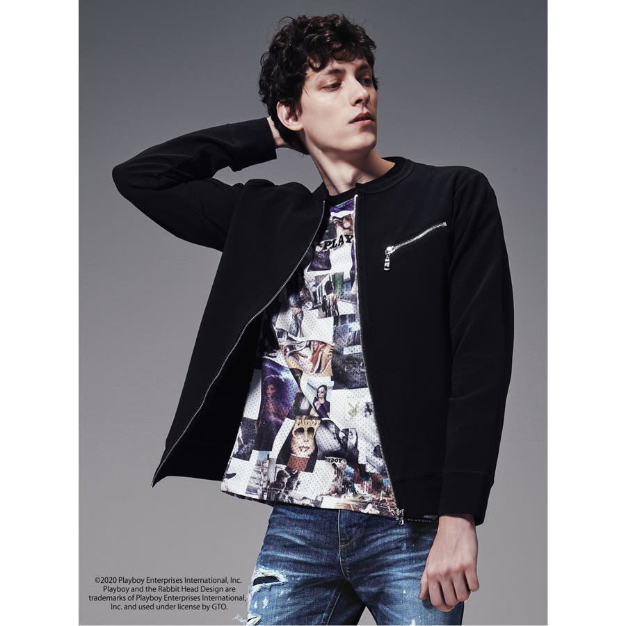 ストレッチリップル ノーカラーライダース[品番：TKQJ0013038]｜TAKA-Q  MEN（タカキュー）のメンズファッション通販｜SHOPLIST（ショップリスト）