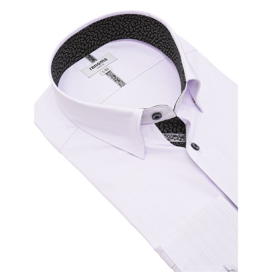 Renoma メンズ Lサイズ シャツ renoma HOMME シャツ 「ストレッチ 開襟」レノマ オム