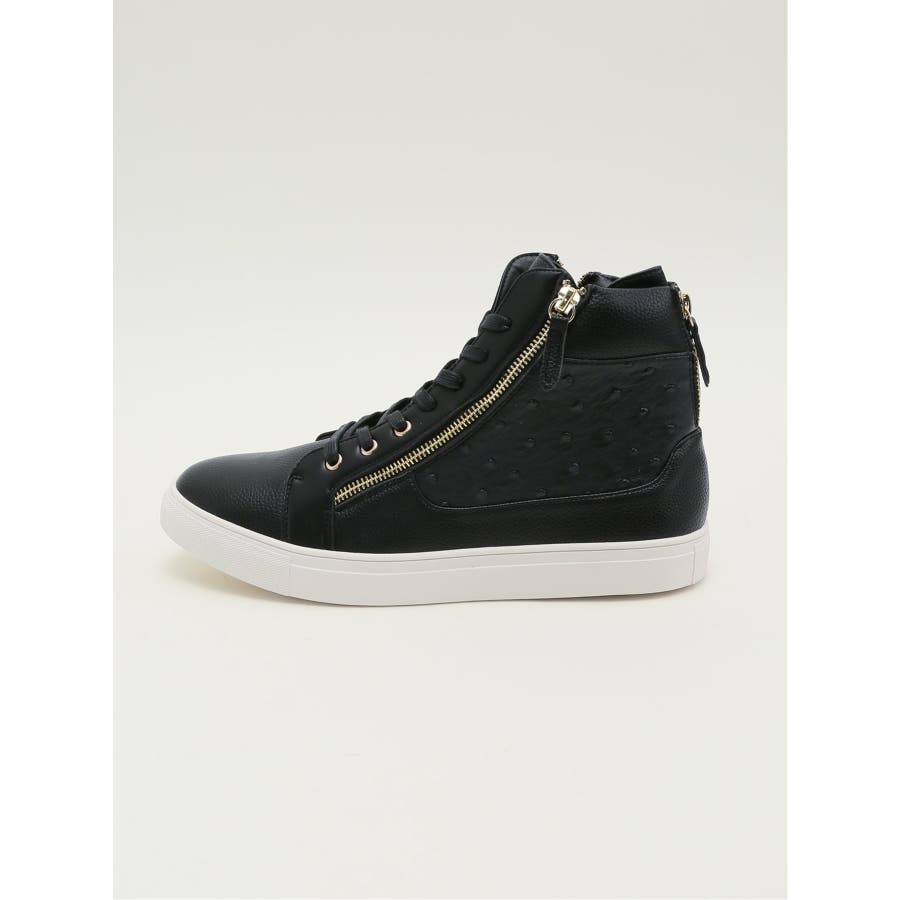 ハイカット ZIPスニーカー[品番：TKQJ0020865]｜TAKA-Q MEN