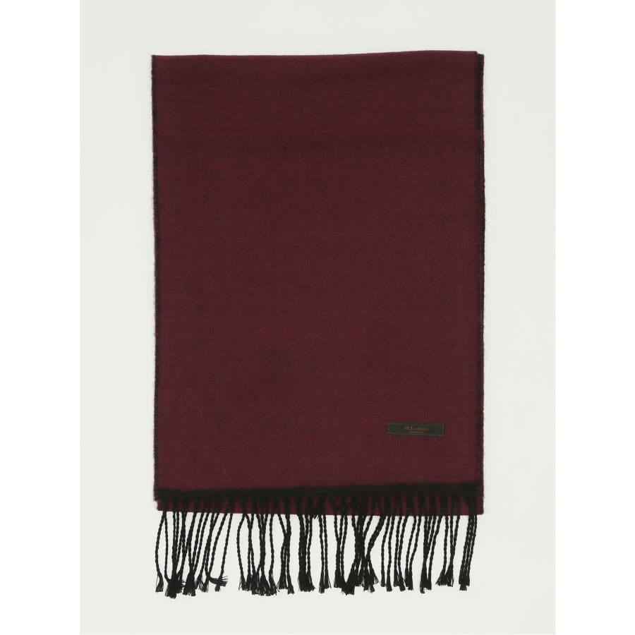 美品☆ロゴ マフラー ☆赤黒リバーシブル男女兼用ウール素材 楽天市場