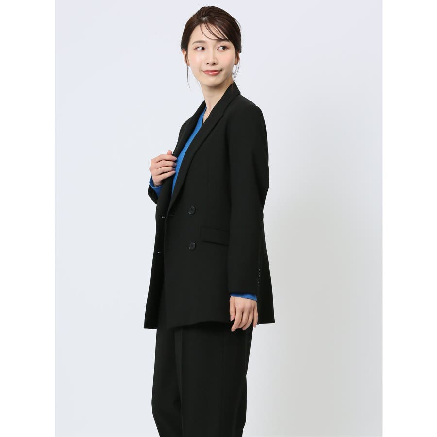 TAKA-Q｜ストレッチウォッシャブル グレンチェック柄 ダブル