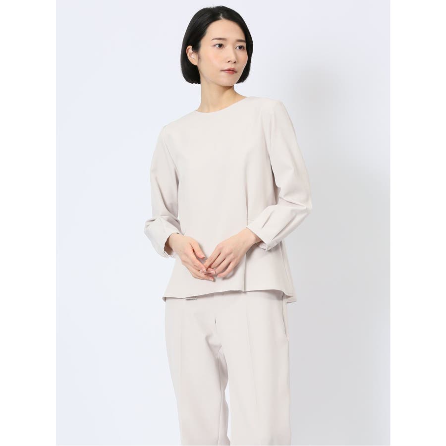 ダブルクロスペプラムブラウス|公式通販｜m-i-d e-shopping