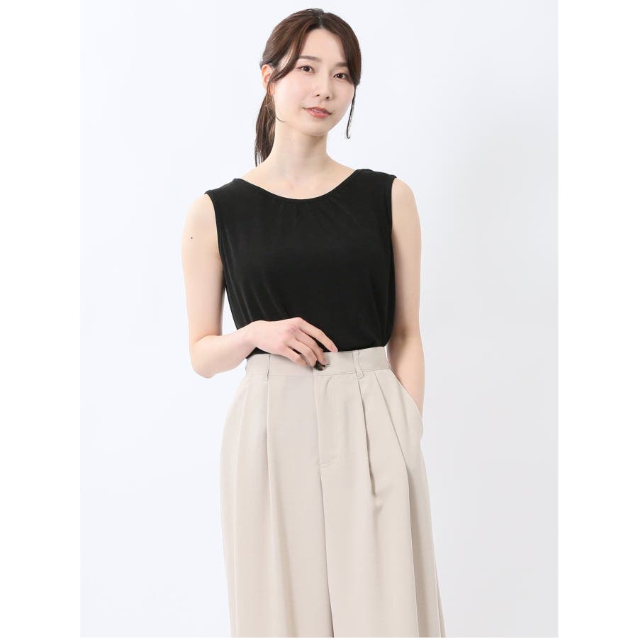 沸騰ブラドン 前後2WAY グロッシーツイル タンクトップ[品番：TKQJ0024975 ヨガ・ピラティス