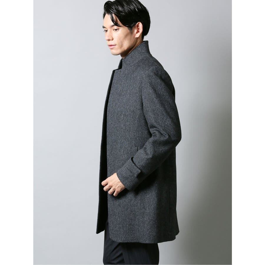 Taka Q Renomahomme ウール混 変形チェスターコート 紺 品番 Tkqj Taka Q Men ー のメンズファッション通販 Shoplist ショップリスト