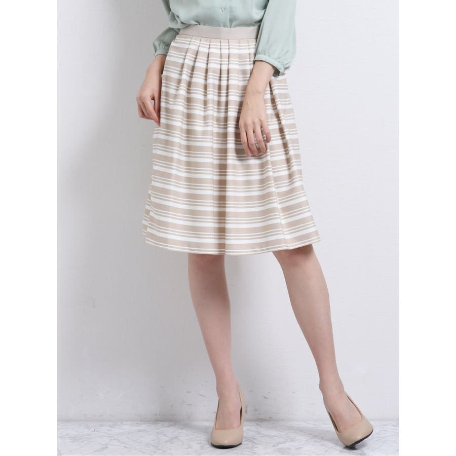 M F Editorial ドビーボーダー フレアースカート 品番 Tkqj Taka Q タカキュー のレディースファッション通販 Shoplist ショップリスト