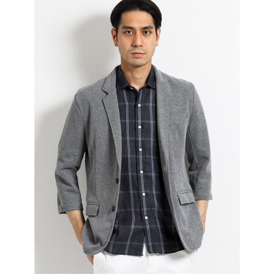 Taka Q ダブルフェイス鹿の子7分袖テーラードジャケット 品番 Tkqj Taka Q Men ー のメンズファッション通販 Shoplist ショップリスト Taka Q ダブルフェイス鹿の子7分袖テーラードジャケット 品番 Tkqj Taka Q Men ー のメンズファッション通販 Shoplist ショップリスト