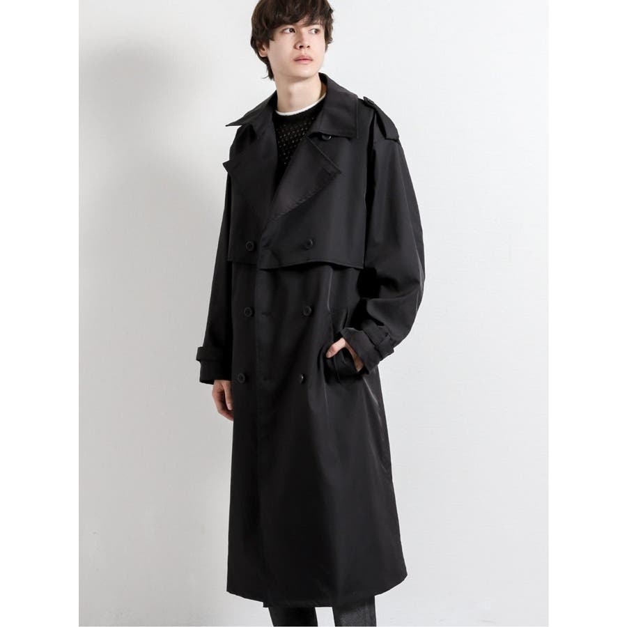 コート　XLサイズ　ダブル shiki tokyo（シキトウキョウ）の「OVERSIZED DOUBLE CHESTER