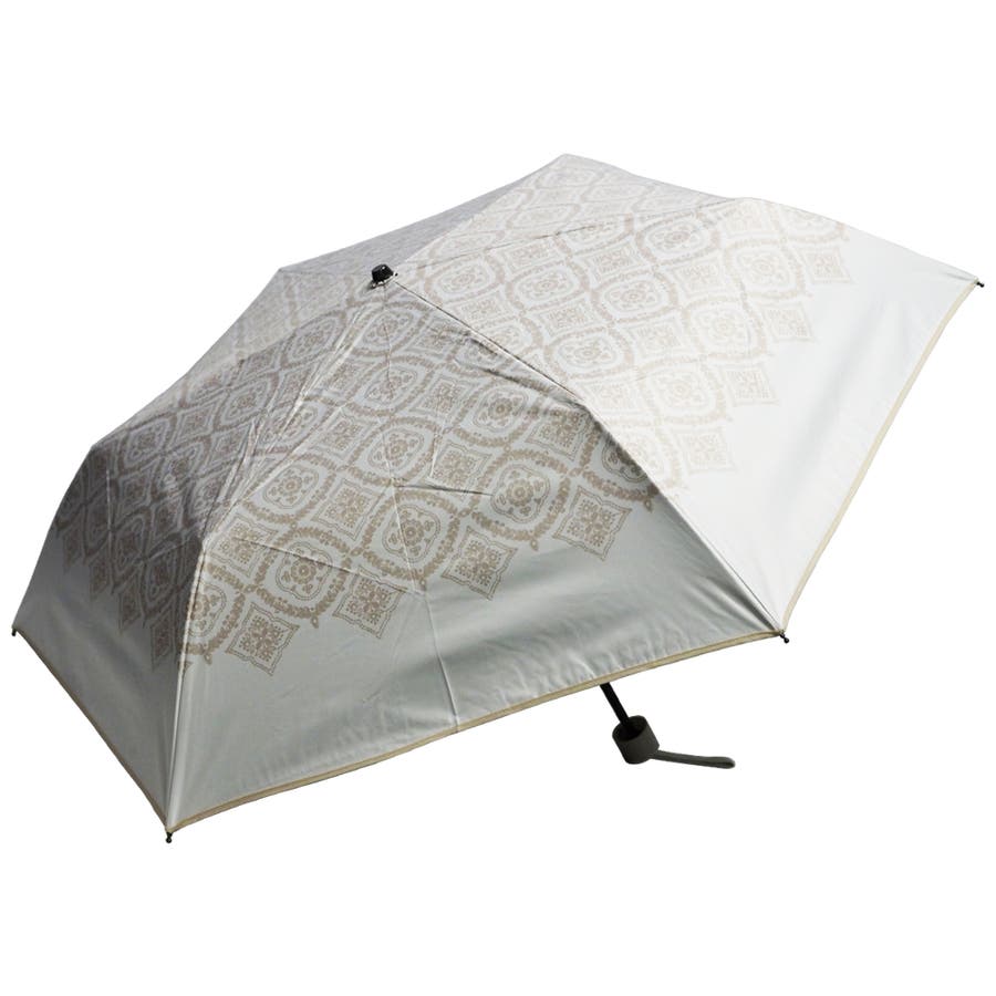 晴雨兼用傘 レース柄 折畳み傘 日傘 日傘[品番:MCOW0000766 晴雨兼用傘 レース柄 折畳み傘 日傘 日傘[品番:MCOW0000766