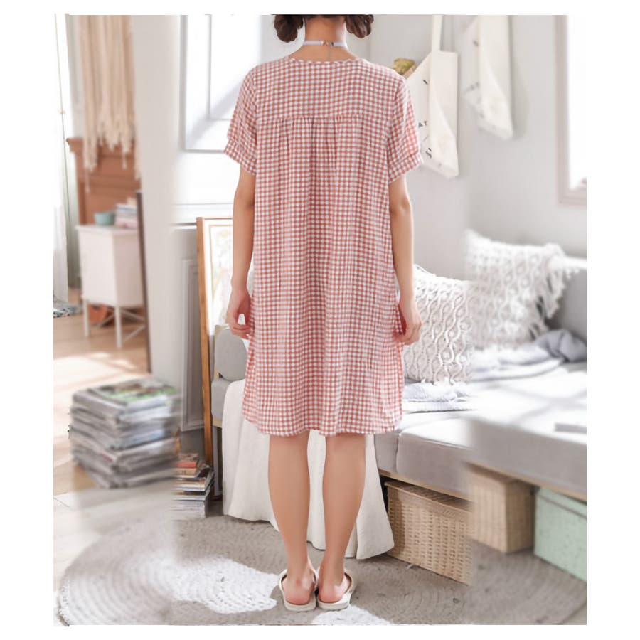 激安 超特価商店街  チュニック de 綿100%[品番：MSDL0001633]｜maison ワンピース ワンピース