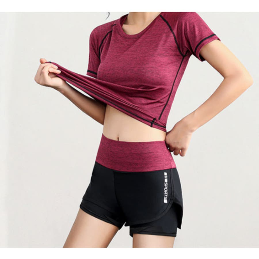 フィットネスショートパンツ フィットネスウェア カジュアル