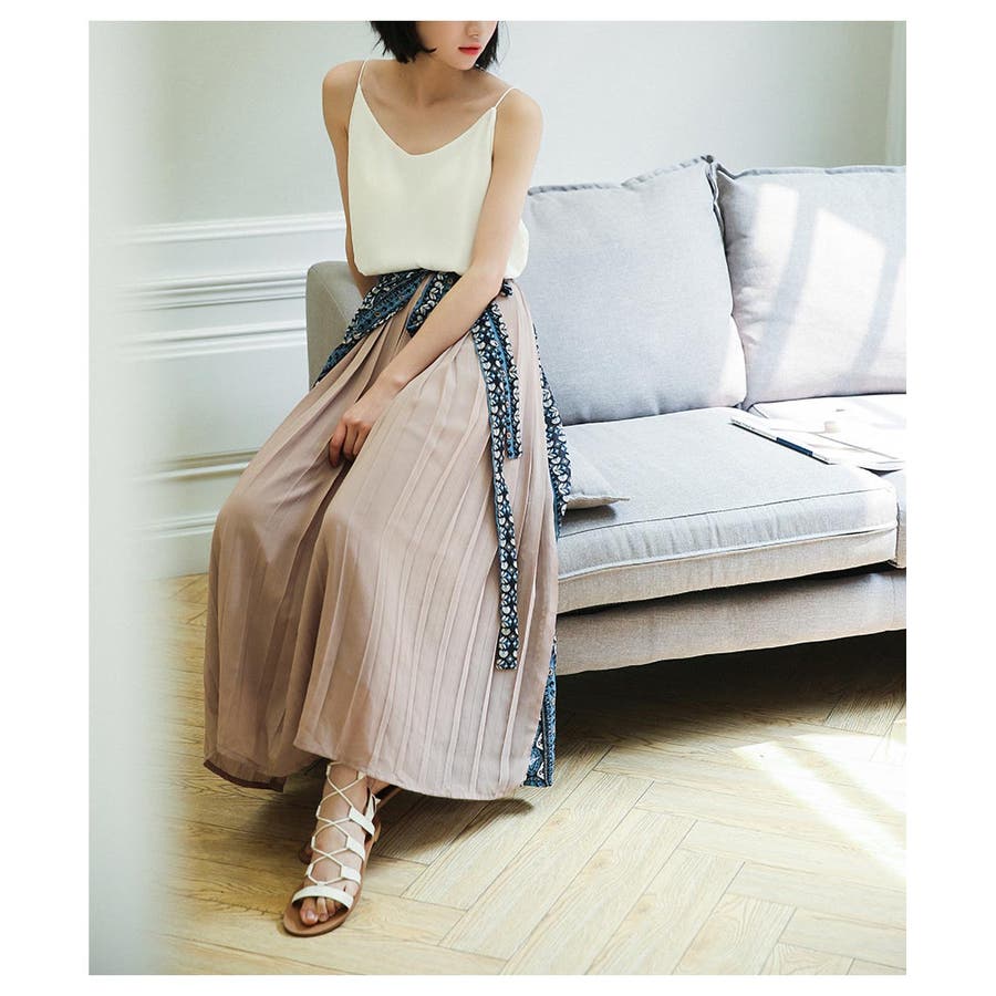 巻きスカート ラップスカート スカート[品番：MSDL0001664]｜maison de