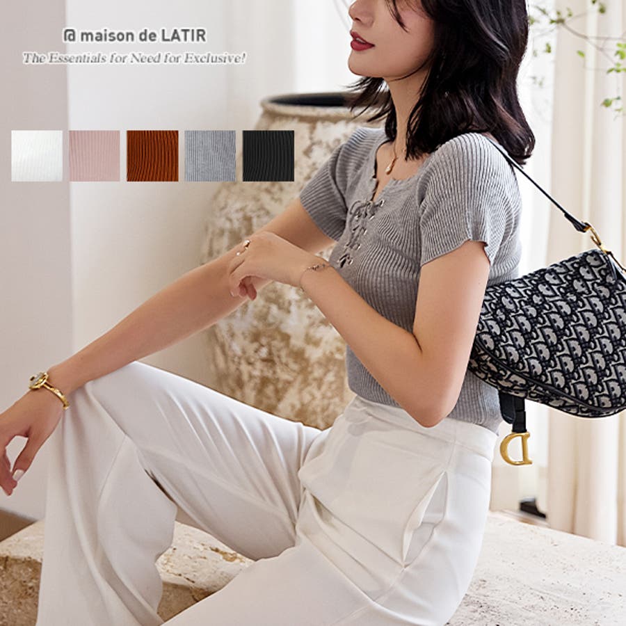 ニット 半袖 ニット 品番 Msdl Maison De Latir メゾン のレディース ファッション通販 Shoplist ショップリスト ニット 半袖 ニット 品番 Msdl Maison De Latir メゾン のレディース ファッション通販 Shoplist ショップリスト
