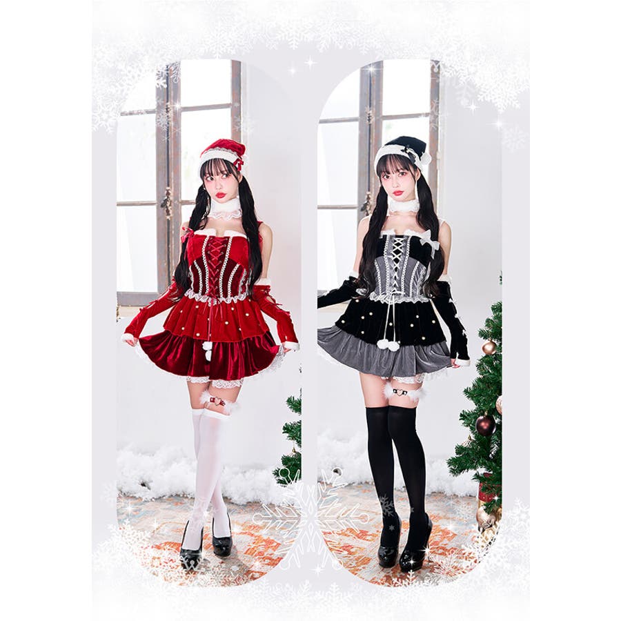 スノークリスタルレースサンタ[品番：MYMT0000788]｜Malymoon （マリームーン  ）のレディースファッション通販｜SHOPLIST（ショップリスト）