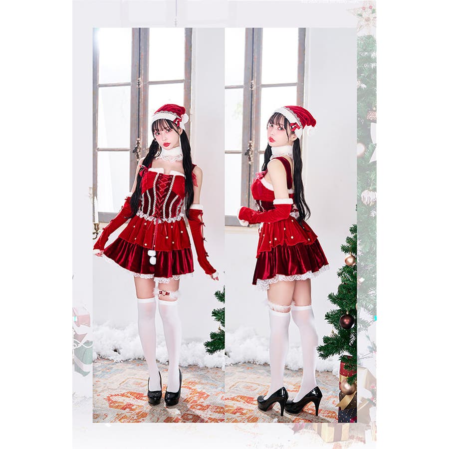 スノークリスタルレースサンタ[品番：MYMT0000788]｜Malymoon （マリームーン  ）のレディースファッション通販｜SHOPLIST（ショップリスト）