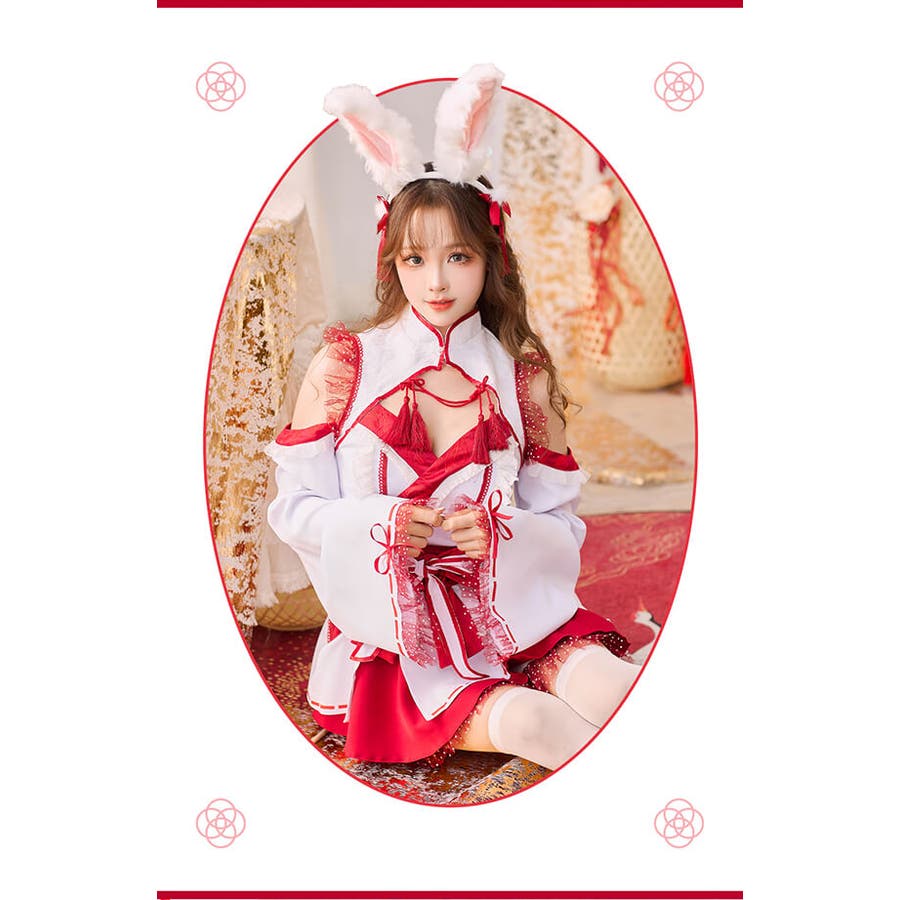 驚きの値段での商品をすべて ポルカドットドーリー巫女バニー[品番：MYMT0000805]｜Malymoon コスプレ衣装