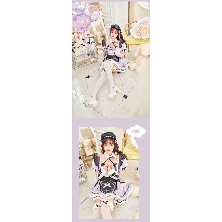 もこもこキャンディリボンメイド[品番：MYMT0000829]｜Malymoon