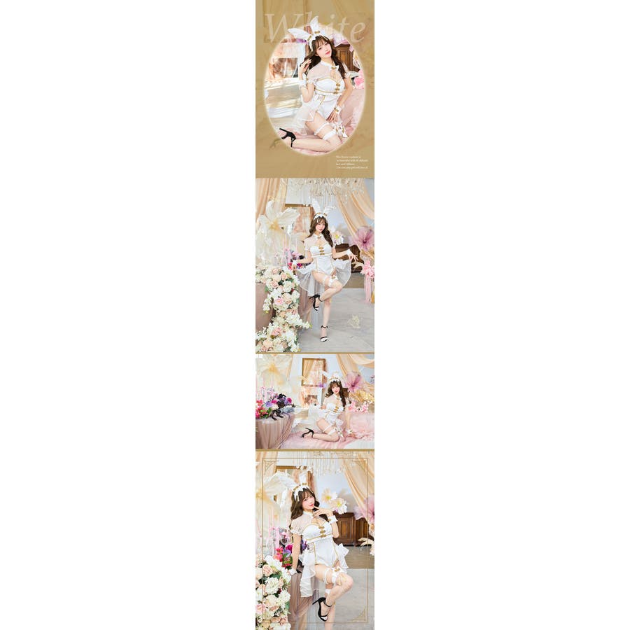 バックチュールチャイナバニー[品番：MYMT0000847]｜Malymoon