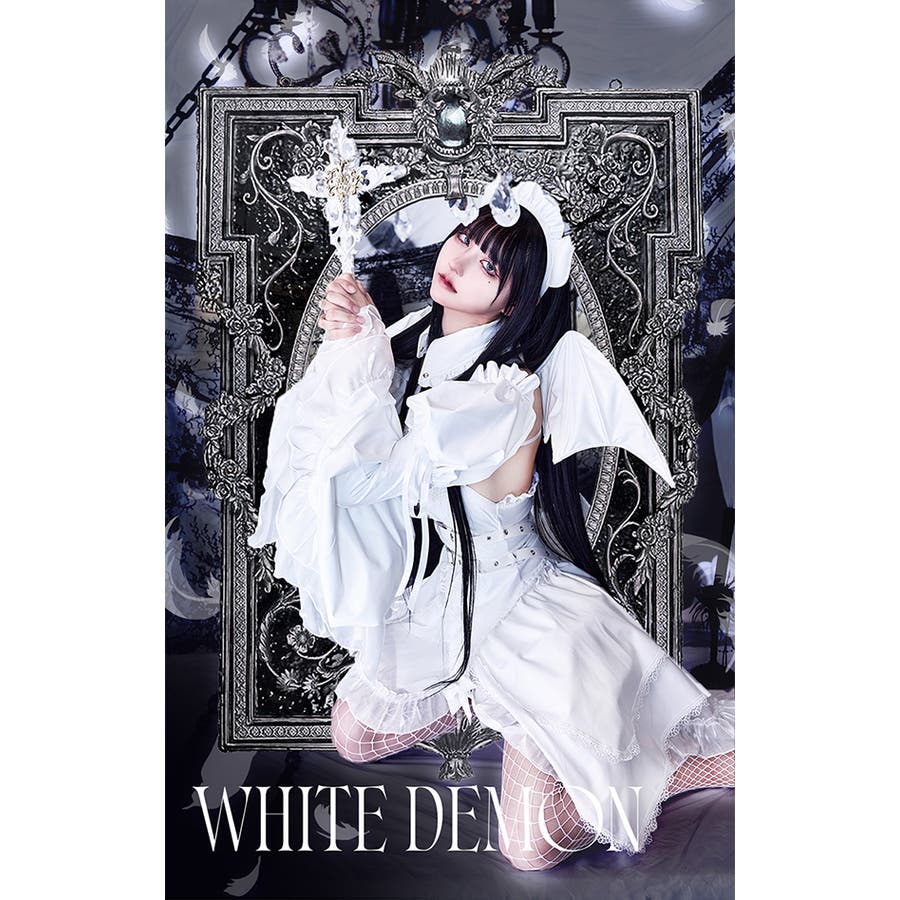 Marymoon★エンプレスグロッシーデーモンメイド(羽＆パニエ付) Marymoon☆エンプレスグロッシーデーモンメイド(羽＆パニエ付