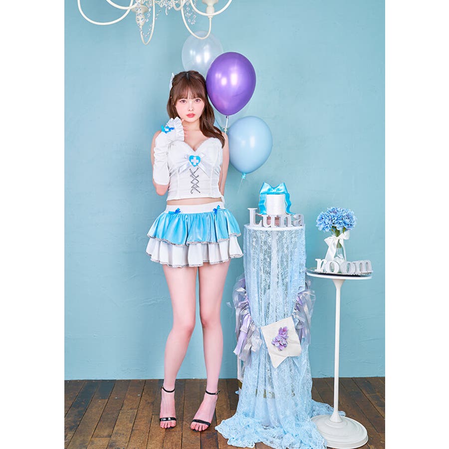 Malymoon ルミナスナース　コスプレ ブルー ルミナスハートナース《コスプレ6点セット》【Malymoon/マリームーン