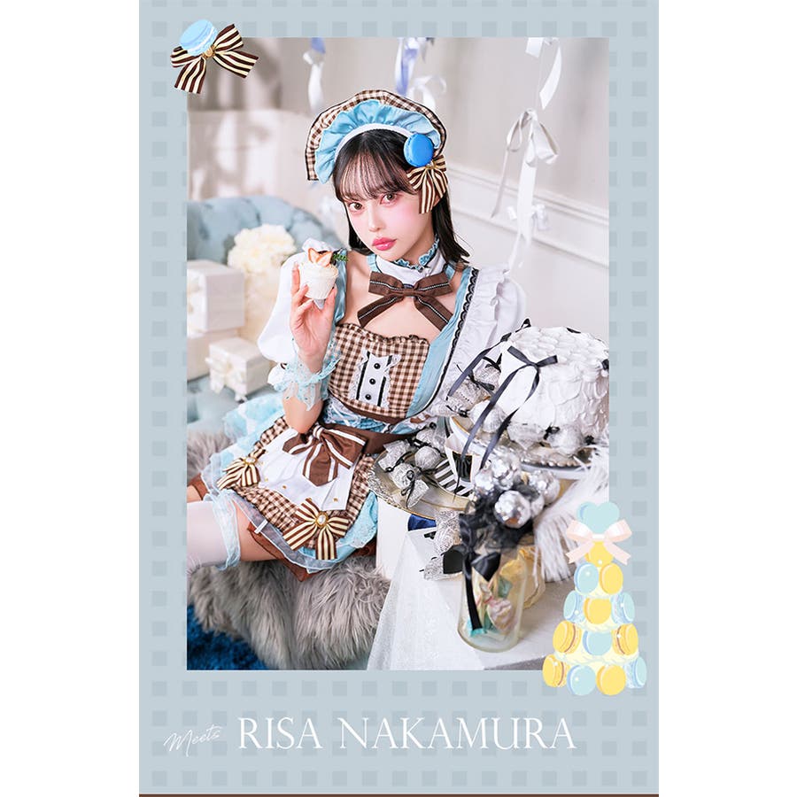 予約-3月中旬頃より順次発送予定】【ないるコラボ】マカロンメイド《ハロウィンコスプレ12点セット》【Malymoon/マリームーン】【8875】 |  オリジナルコスチューム(original design costume),メイド服・ウエイトレス(maid/waitress) | Malymoon(マリームーン)オフィシャル  