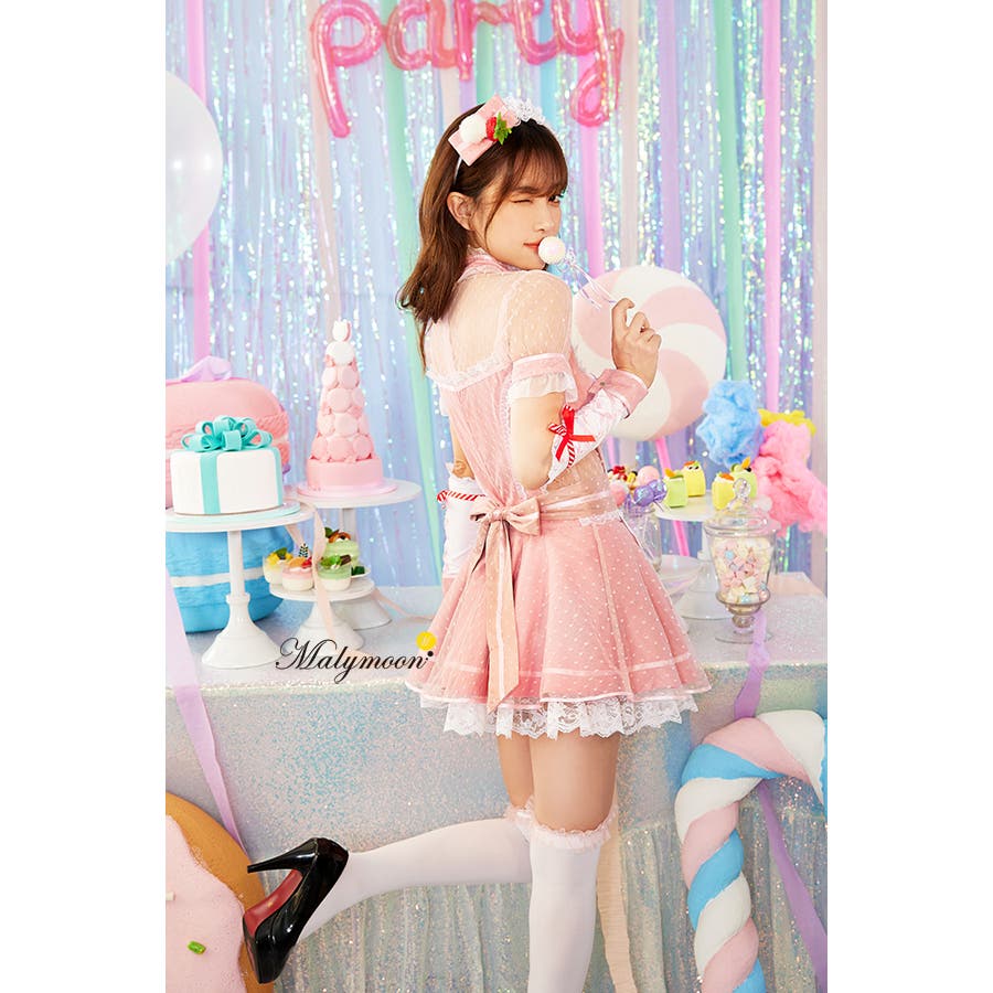 ジューシードリンクメイド《ハロウィンコスプレ5点セット》【Malymoon
