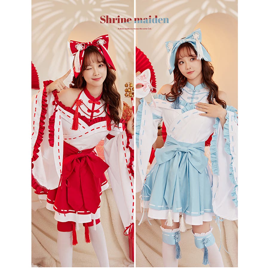 ホルターネック巫女レディ[品番：MYMT0000387]｜Malymoon （マリームーン  ）のレディースファッション通販｜SHOPLIST（ショップリスト）