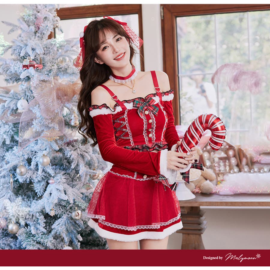 アイドルツーピースサンタ[品番：MYMT0000355]｜Malymoon （マリームーン  ）のレディースファッション通販｜SHOPLIST（ショップリスト）