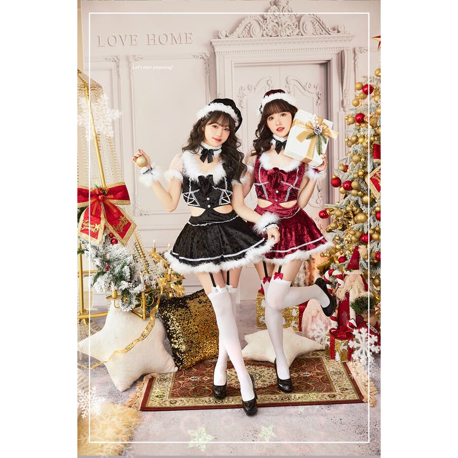 サイドカットサンタ[品番：MYMT0000582]｜Malymoon （マリームーン ）のレディースファッション通販｜SHOPLIST（ショップリスト）