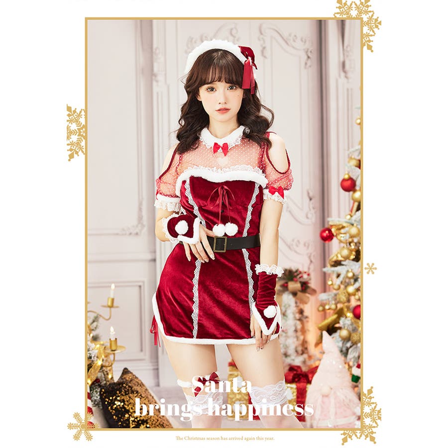 デコルテハートサンタ[品番：MYMT0000544]｜Malymoon （マリームーン  ）のレディースファッション通販｜SHOPLIST（ショップリスト）