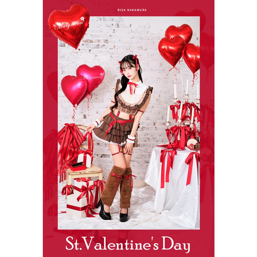 中村里砂着用】アイドルチョコレートメイド《ハロウィンコスプレ8点