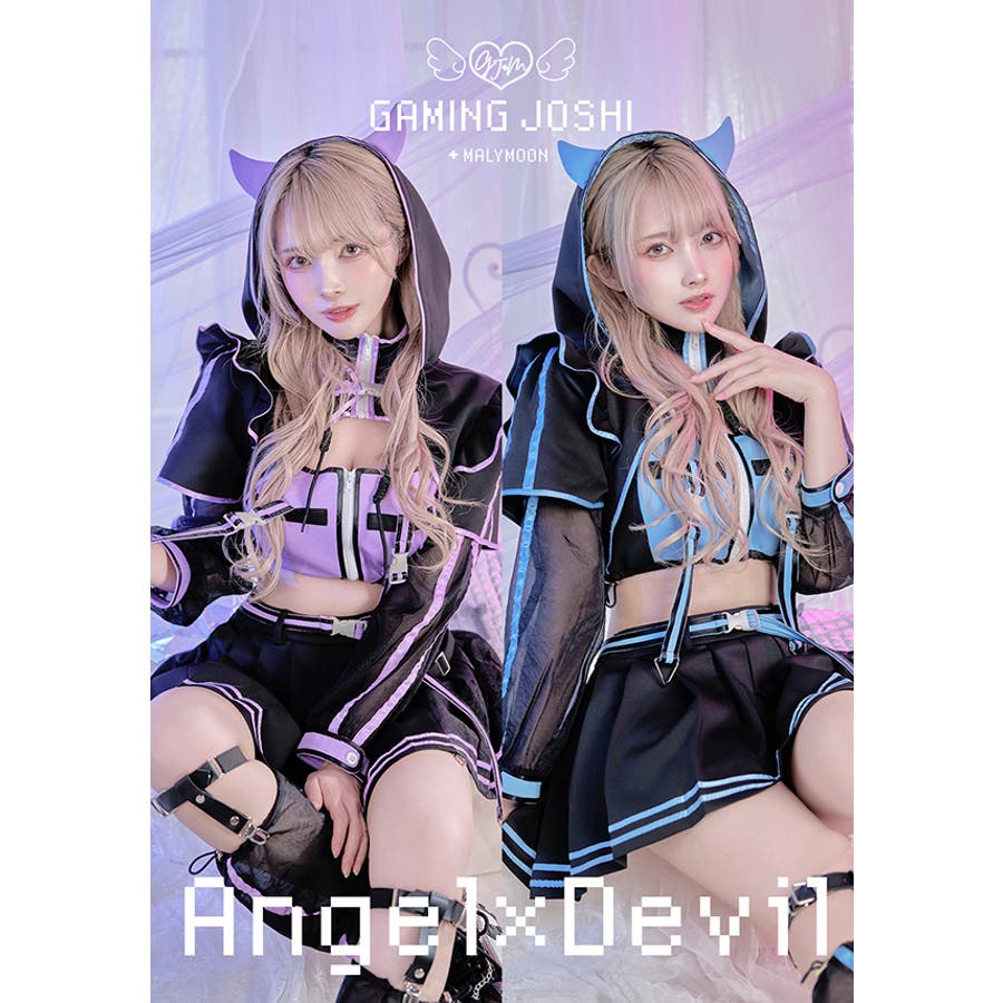 天使界隈 ブラックゲーミングデビルガール[品番：MYMT0000665