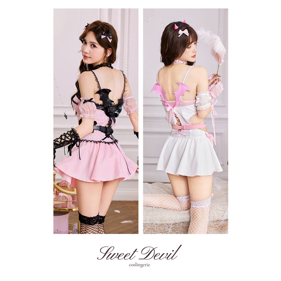 【訳あり】 フレグランスデビルロゼランジェリードレス[品番：MYMT0000652 コスプレ衣装