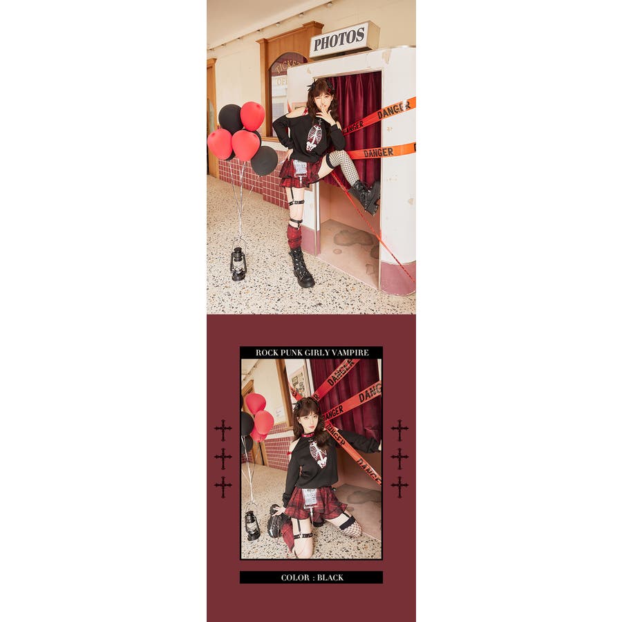 ロックヴァンパイア[品番：MYMT0000673]｜Malymoon （マリームーン ）のレディースファッション通販｜SHOPLIST（ショップリスト）