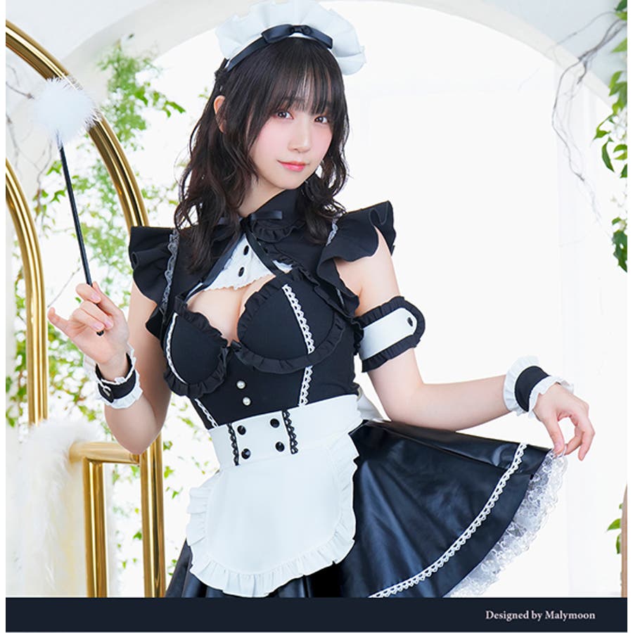 【限定販売】 ロココノワールレザーメイド2TYPE[品番：MYMT0000686]｜Malymoon （マリームーン  ）のレディースファッション通販｜SHOPLIST（ショップリスト） コスプレ衣装