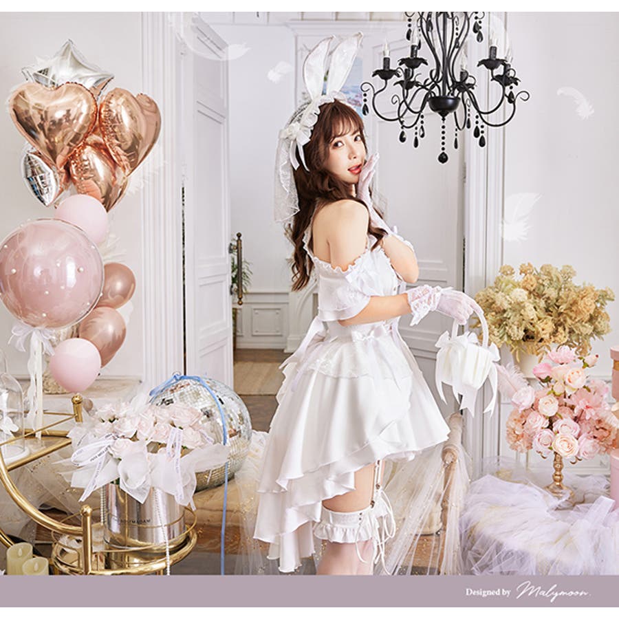 マリッジジュエルバニーヴェールドレス Malymoon コスプレ マリッジジュエルバニーヴェールドレス[品番：MYMT0000998]｜Malymoon