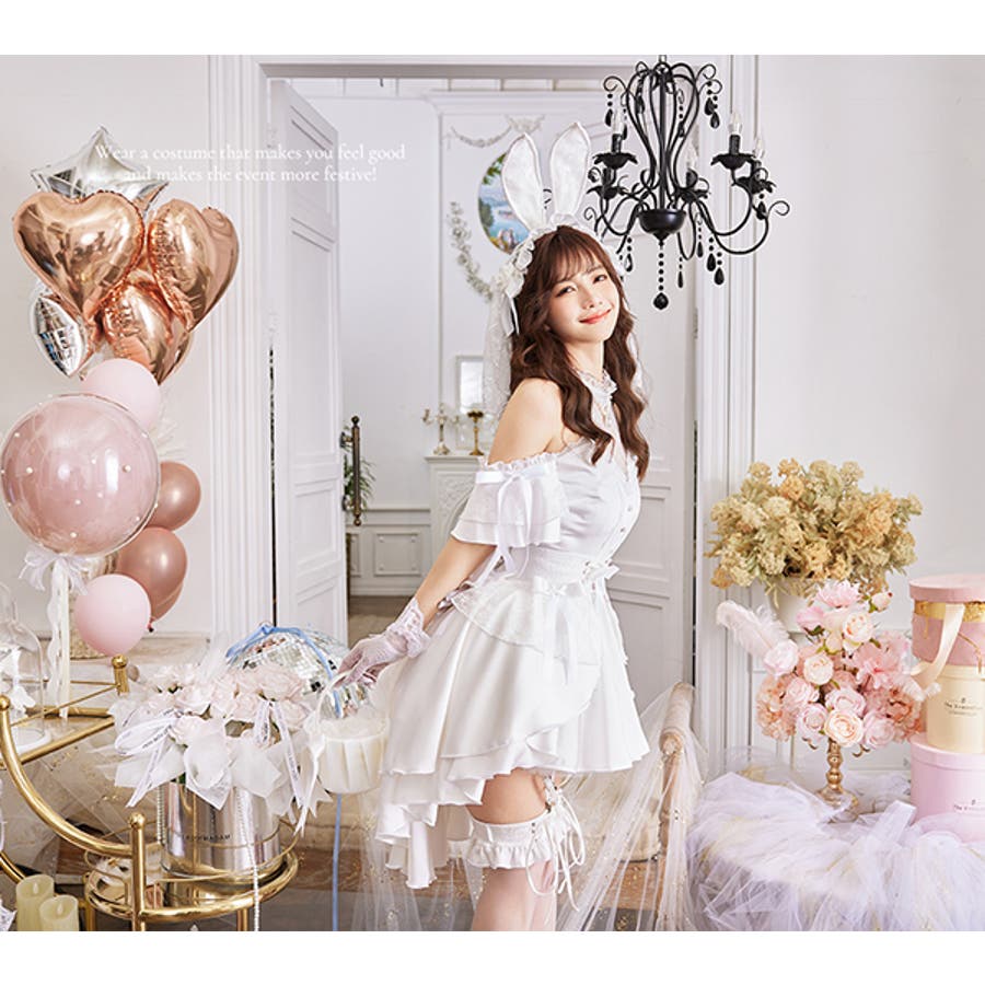 【値下げしました】マリッジジュエルバニーヴェールドレス Malymoon マリッジジュエルバニーヴェールドレス[品番：MYMT0000998]｜Malymoon