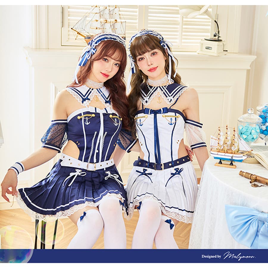 サイドカットセーラーマリン[品番：MYMT0000668]｜Malymoon （マリームーン  ）のレディースファッション通販｜SHOPLIST（ショップリスト）