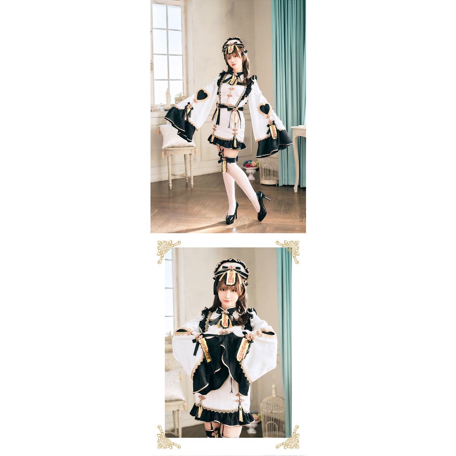 ハニーリボンロリータキョンシー[品番：MYMT0000975]｜Malymoon