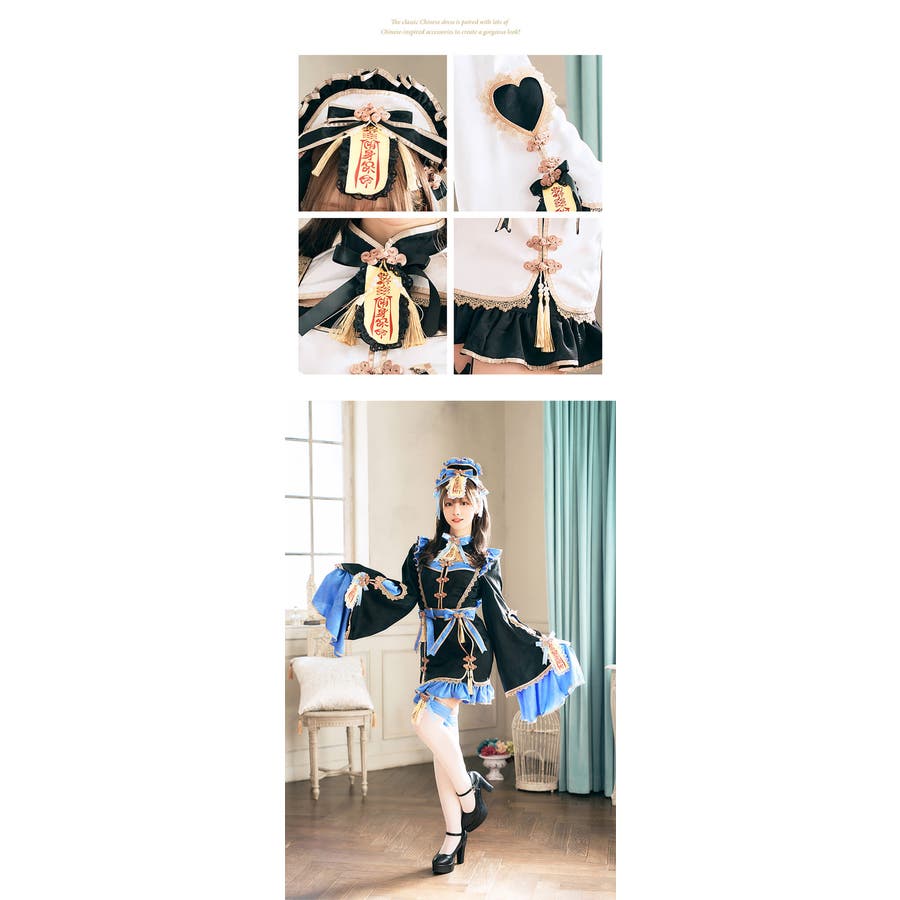 ハニーリボンロリータキョンシー[品番：MYMT0000975]｜Malymoon