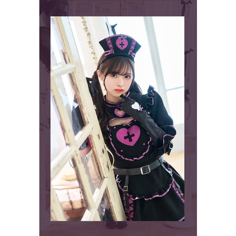 ハートシリンジブラックナース[品番：MYMT0001011]｜Malymoon