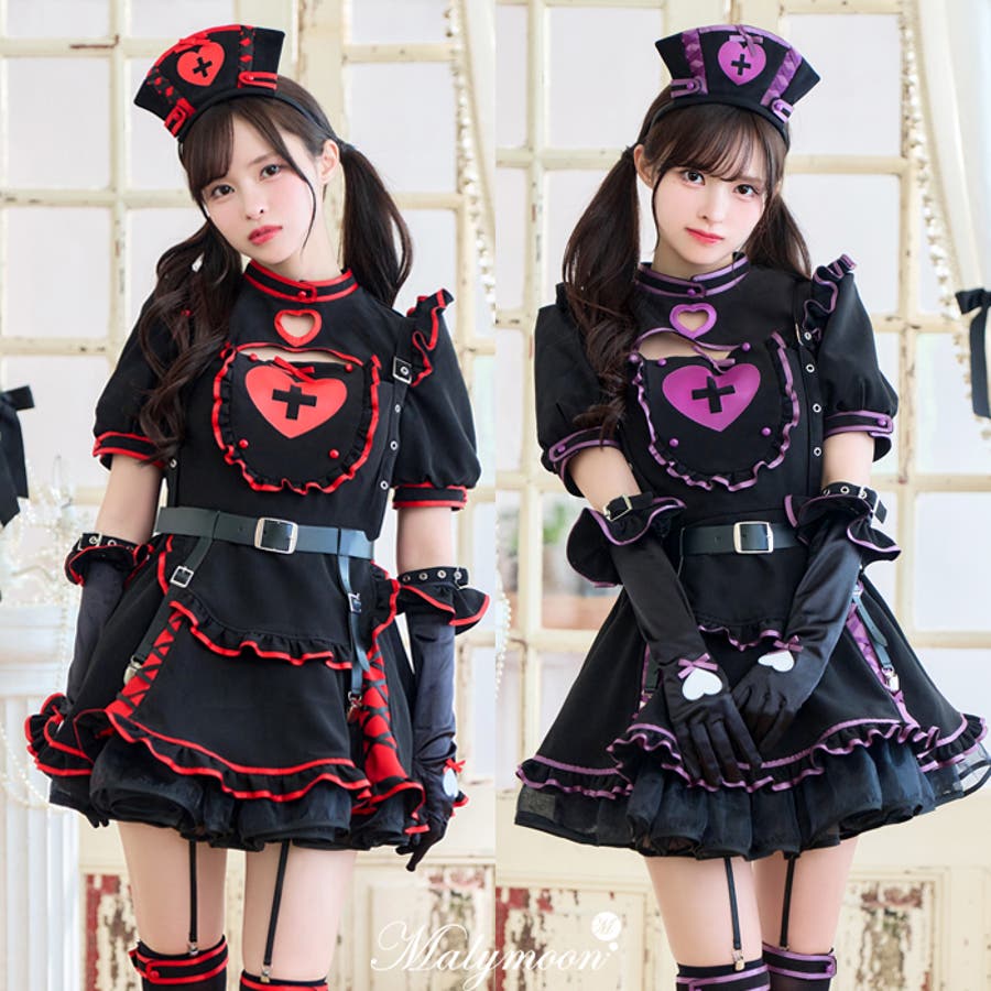 ハートシリンジブラックナース[品番：MYMT0001011]｜Malymoon