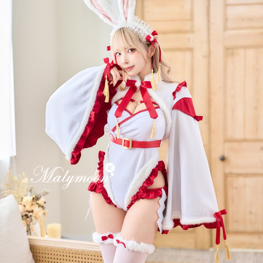 ハイシェイプセクシー巫女バニー《オリジナルコスプレ9点セット