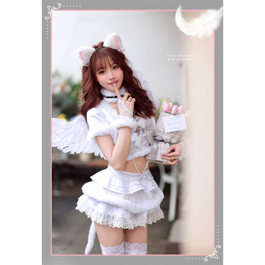 猫耳天使コスチューム[品番：MYMT0000494]｜Malymoon （マリームーン  ）のレディースファッション通販｜SHOPLIST（ショップリスト）