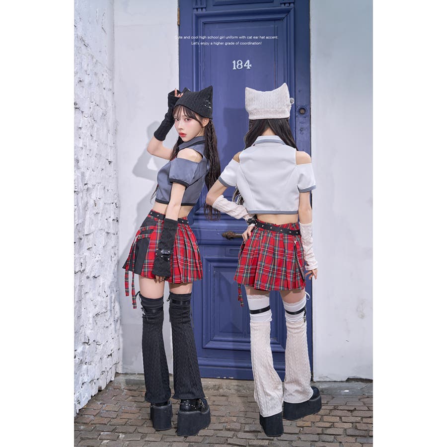 ガールクラッシュロックキャット制服[品番：MYMT0000675]｜Malymoon （マリームーン  ）のレディースファッション通販｜SHOPLIST（ショップリスト）