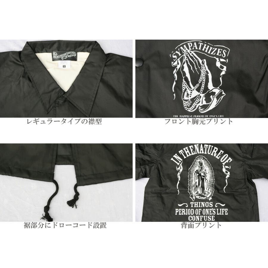 マーカ　2021ss コーチジャケット CONFUSE コーチジャケット メンズ ブランド バイカー 撥水