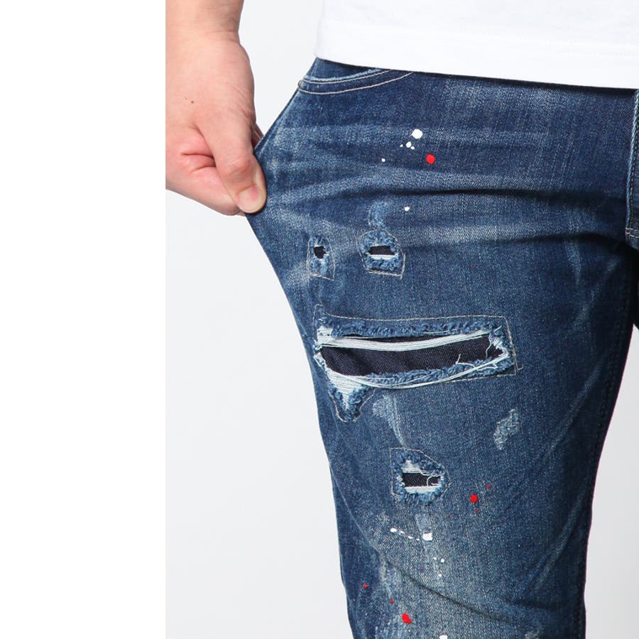 デニムパンツ ストレッチ ジーンズ[品番：QA000002410]｜Maqua-store