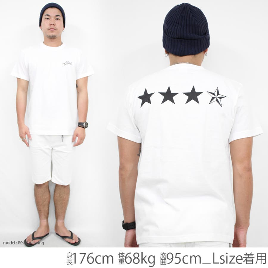 星柄 Tシャツ メンズ[品番：QA000002151]｜Maqua-store（マキュア