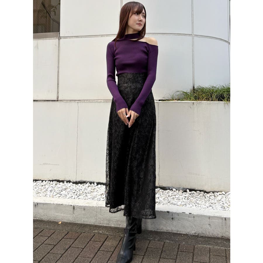 メーカー直売所 レースフレアスカート[品番：MKSW0062083]｜MERCURYDUO Jacket Outer