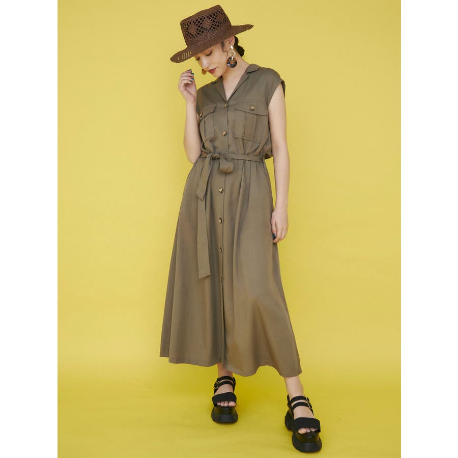 サファリワンピース 品番 Mksw Murua ムルーア のレディースファッション通販 Shoplist ショップリスト