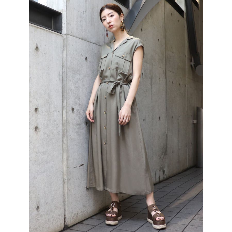 サファリワンピース 品番 Mksw Murua ムルーア のレディースファッション通販 Shoplist ショップリスト